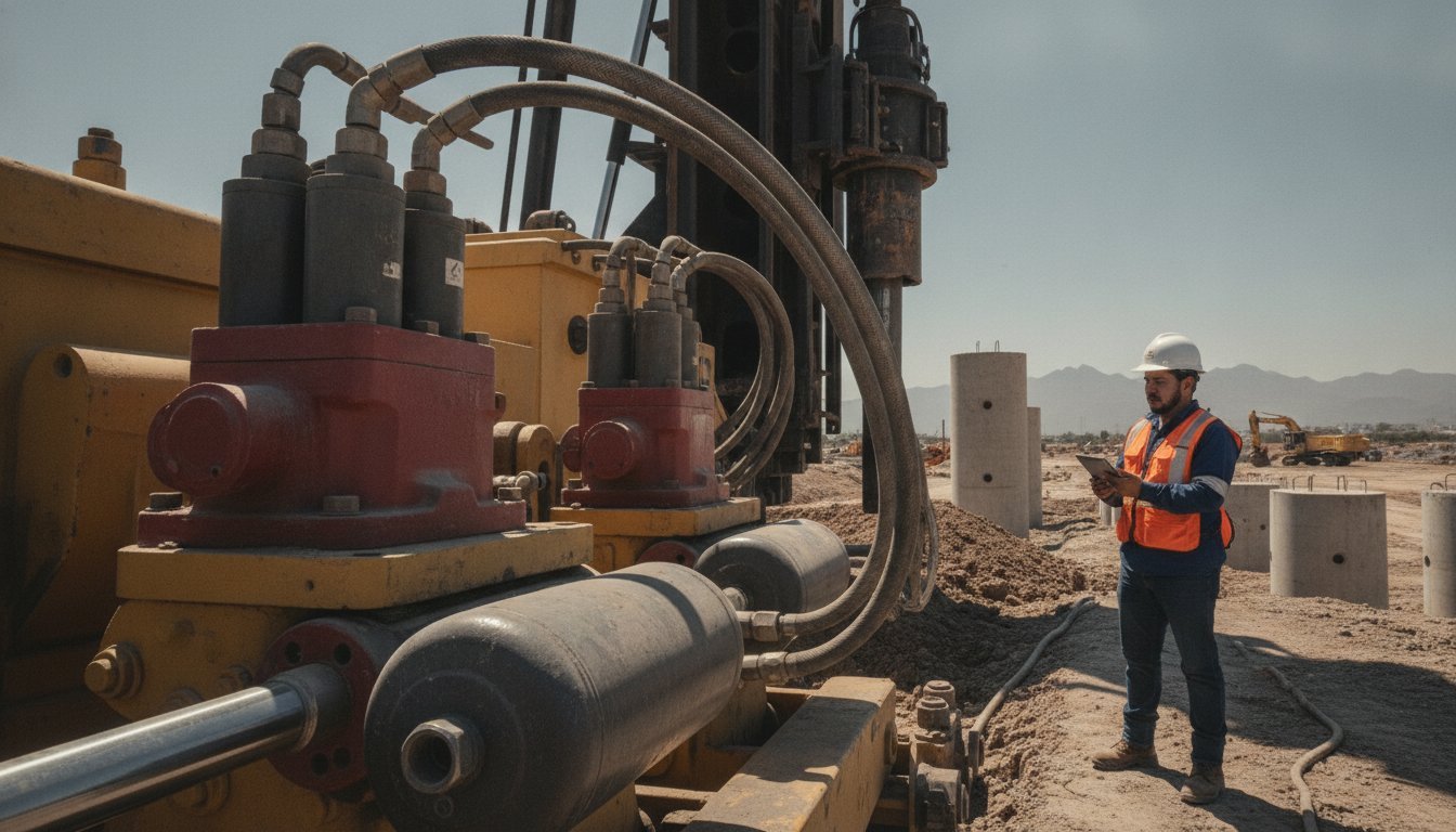 Componentes hidráulicos para martillos de pilotaje: Precios y aplicaciones 2026
